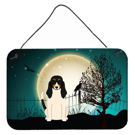 Carolines Treasures Halloween Scary Swiss Hound Wall or Door Hanging Prints BB2234DS812